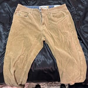 Tailor Vintage slim brown corduroy chinos 34x32 men’s
